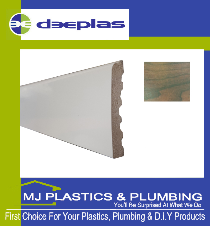 Deeplas Castellated Architrave 60mm x 6mm - Rosewood